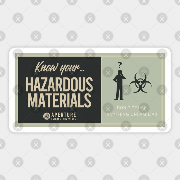 Know Your Hazards Sticker by fashionsforfans